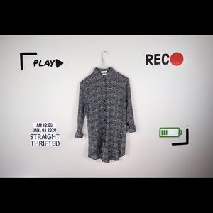 Van Heusen button down blouse top XS